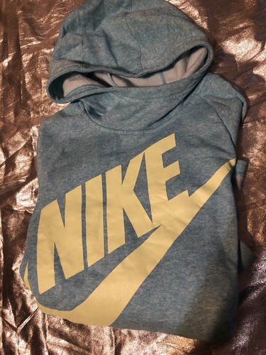 Nike Womens Hoodie Light Blue (L)