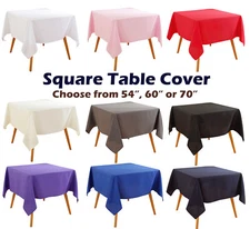 Square Tablecloth Table Cover Party Wedding Linen