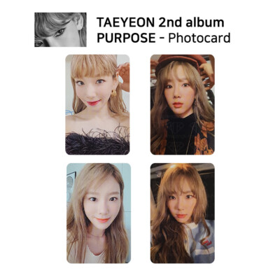 SNSD Taeyeon 2nd Album Purpose Official Photocard KPOP | eBay