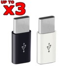 Micro USB A Female to USB 3.1 Type C Male Converter USB-C Data Cable 3.0 Adapter