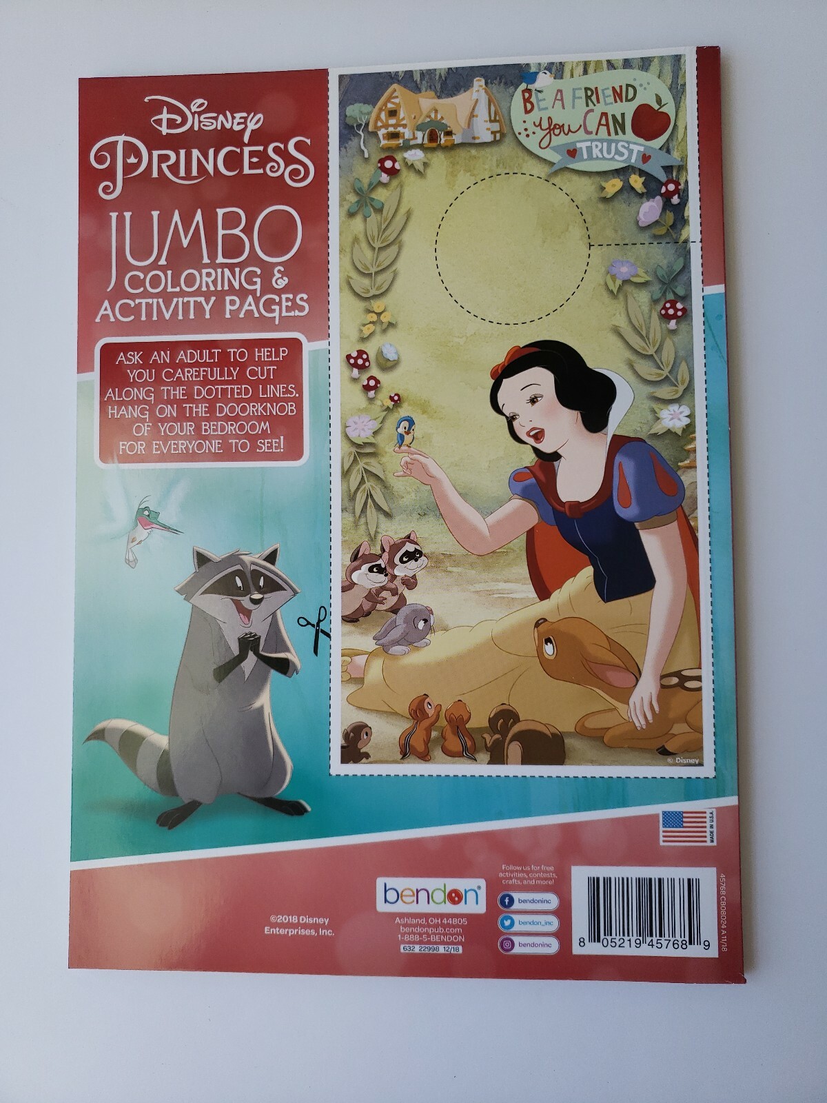 Disney Princess Jumbo Coloring Activity Book Pocahontas Snow White