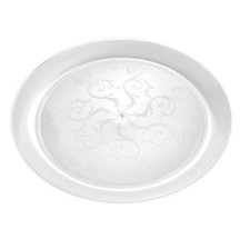 Fineline Settings 310 Savvi Serve 10 in. Clear Plate (240 Plate Per Case)