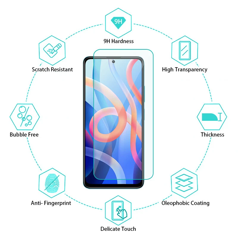 For Xiaomi Redmi Note 14 13 12 Pro Mi 15 14T 13T Tempered Glass Screen Protector - Image 2 of 4