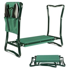 GARDEN KNEELER PORTABLE FOLDING FOR GARDENING KNEE PAD FOAM PADDED SEAT STOOL