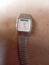 VINTAGE NOS SEIKO 70s 80s H357-500A ANA-DIGI LCD QUARTZ WATCH FOR PARTS /REPAIR