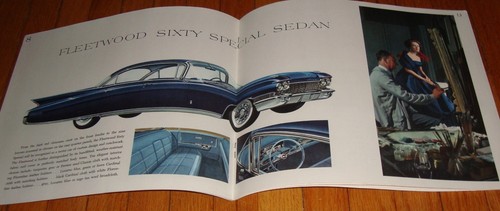 Brochure vendita originale Cadillac 1960 linea completa Fleetwood Eldorado Sessantadue - Foto 2 di 2