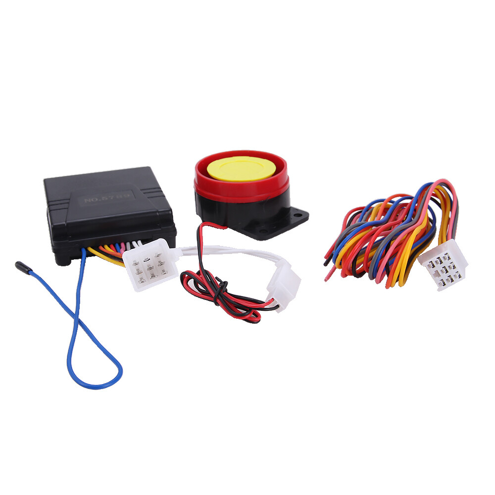 Alarm System Anti-theft Security Remote Control Motorcycle Scooter Cruiser Bike 