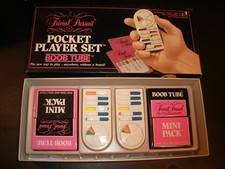 Trivial Pursuit Pocket Player Set Boob Tube 1987