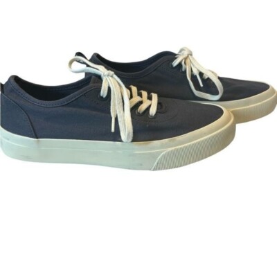 Everlane Tread Forever Sneaker Shoe Blue Canvas Women's Size Men's Size  - Main Image