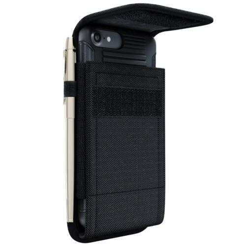 For OnePlus 7 Pro Case Cover Belt Clip Holster Rugged Nylon Vertical Pouch Black - Picture 8 of 8