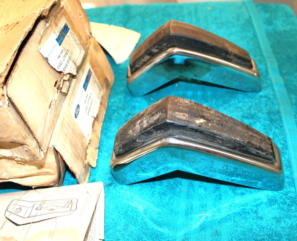 Fairlane Torino Falcon Comet 65-66 1968 Galaxie LTD 1965-1969 como nuevo protectores de parachoques Foto 4 de 4