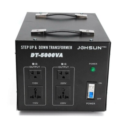 500-5000W Heavy Duty Voltage Regulator Converter Power Transformer 220V to 110V