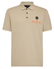 Philipp Plein Polo Shirt SS Patch Logo Shirt T-Shirt Top BNWT S