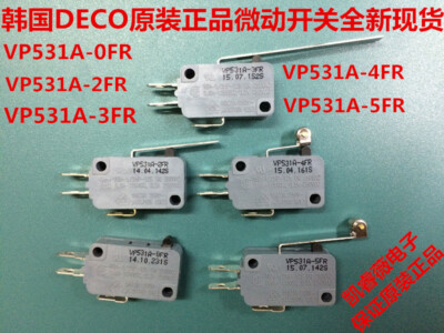 DECO Korea imported micro switch VP531A 0FR 2FR 3FR 4FR 5FR stroke
