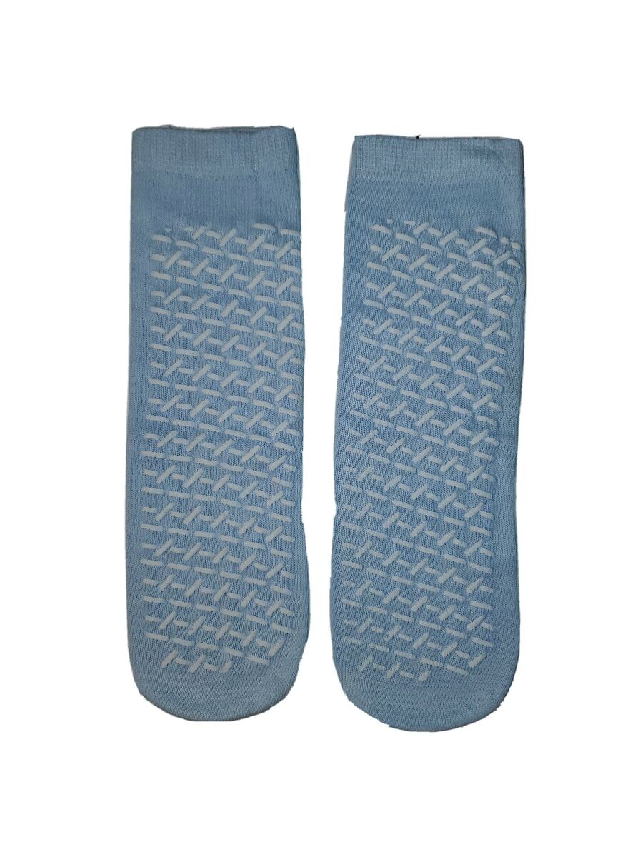 Vive Non Slip Socks (6 Pac) - Anti Skid Hospital Rubber Grip - Men/Women