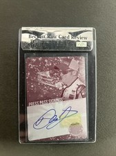 2014 Press Pass Racing Autographed Press Plate Sale Earnhardt Jr 1/1