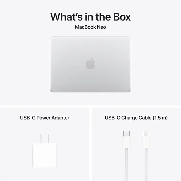 Apple Macbook Neo 13" A18 Pro 8GB 256GB GPU de 5 núcleos Plata MHFA4LL/A Modelo 2026 3