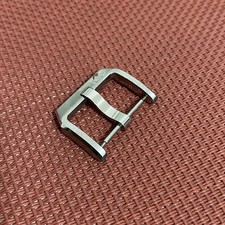 For IWC Stainless Steel Tang Buckle Clasp To Fit End Of Watch Band Of 20mm Silve