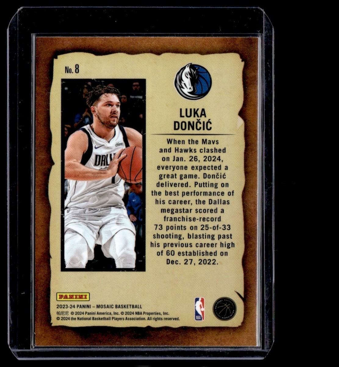 その他 2020 Mosaic Luka Doncic PSA 8 その他 2020 Mosaic Luka Doncic PSA 8 2020-2021 Panini Mosaic