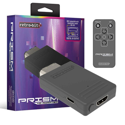 Retro-Bit Prism HDMI Adapter for Gamecube - AV to HDMI Converter/Upscaler for 10