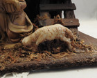 Vintage Fontanini ? Made in Italy 6 piece Nativity Set with Creche 9 1/2" Tall — photo 6