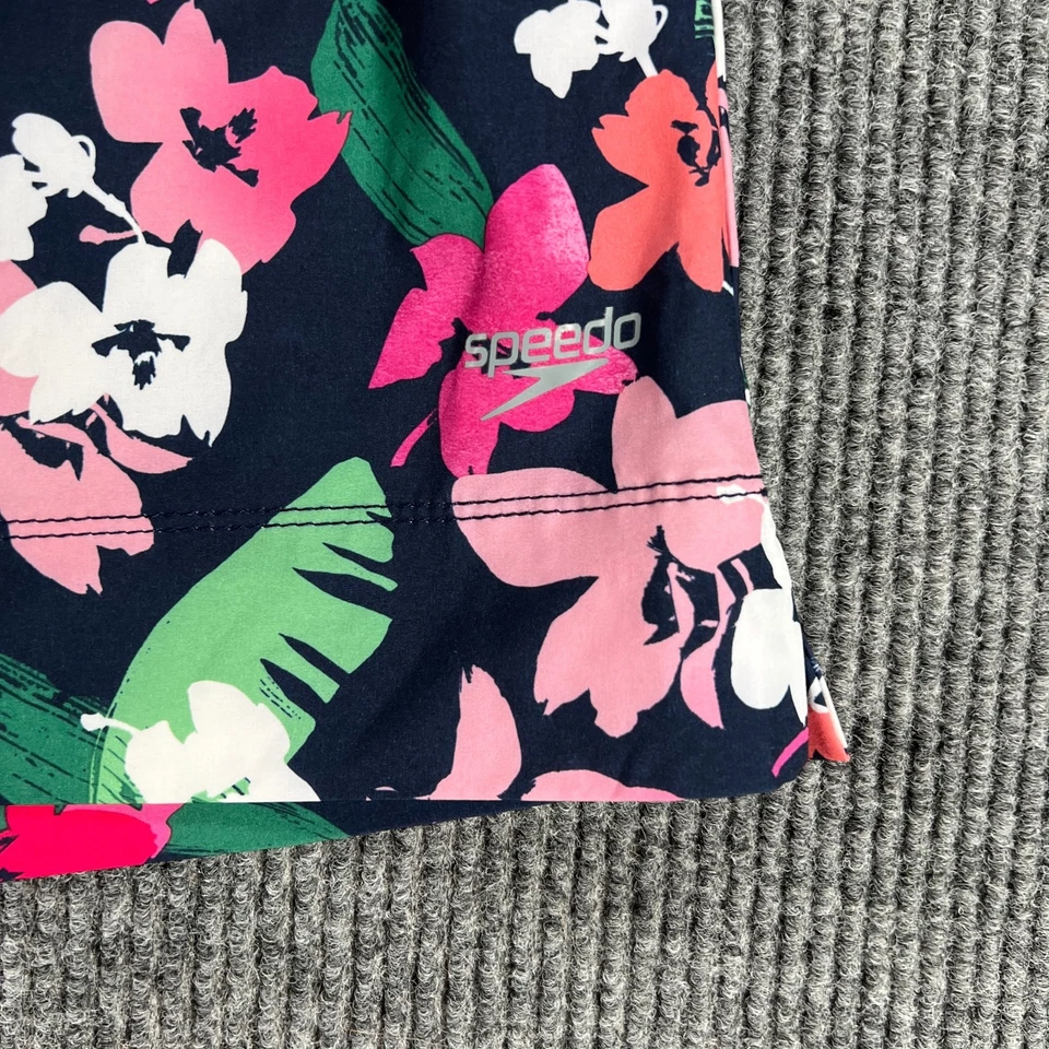 Speedo Skort женщин размер средний синий розовый цветочный активный теннис гольф новый - Изображение 3 из 4