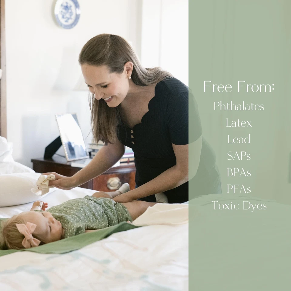 Pañales de tela preplegables: algodón natural, pañales de tela reutilizables para bebés, lavables... Foto 2 de 4