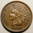 1904 Indian Head Cent Penny EF-AU  "Actual Coin Pictured"