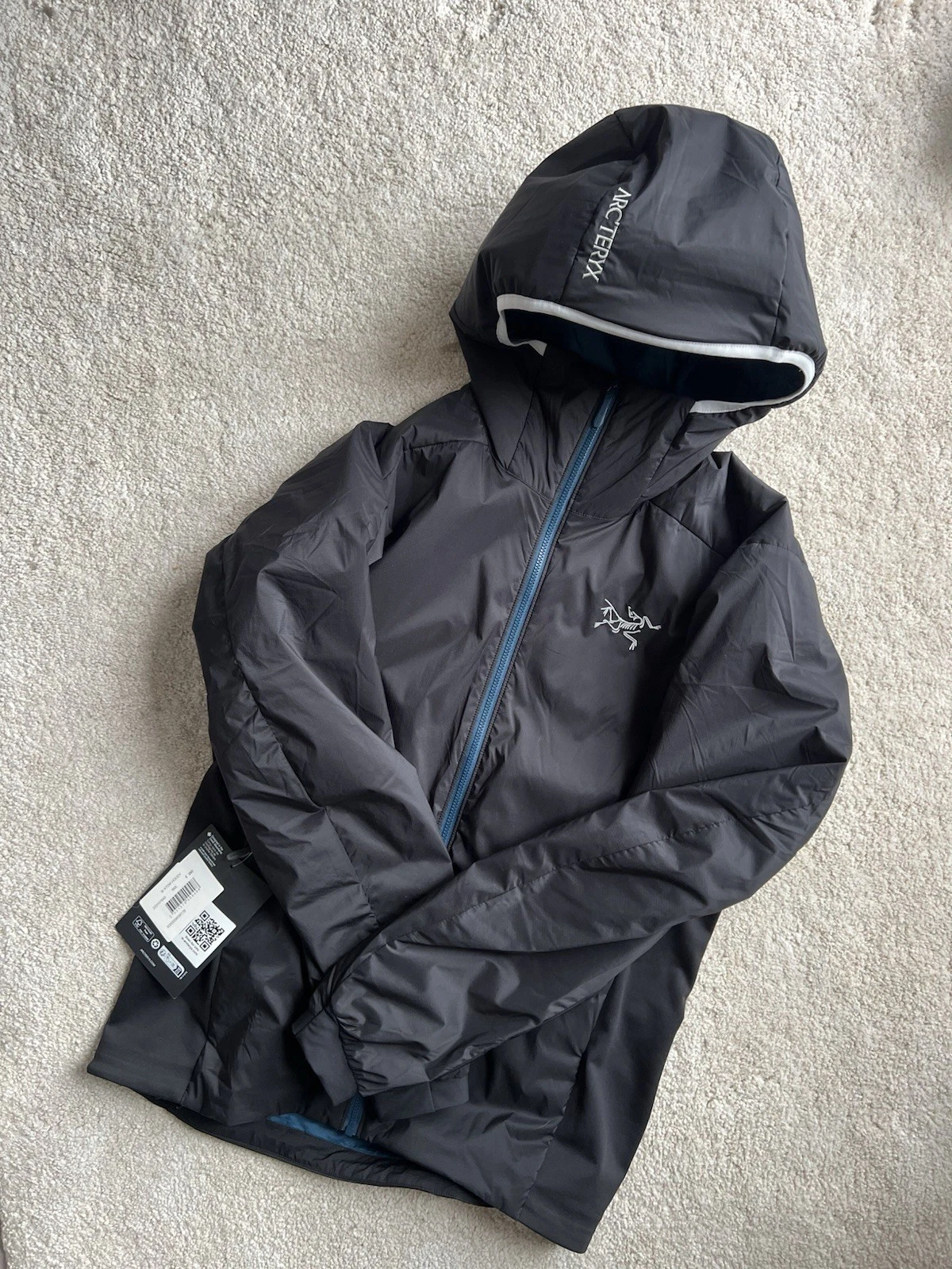 Arc'teryx Men's Atom Hoody Jacket Dark Navy Size S