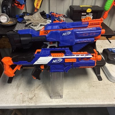 Nerf CS-18 N-Strike Elite Rapidstrike Blaster and Nerf Infinus Dart Blaster