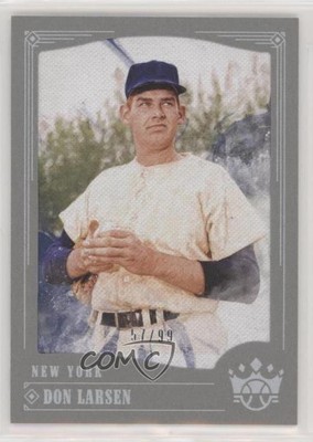 2018 Panini Diamond Kings Gray Frame 57/99 Don Larsen #24 fm0