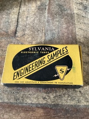 Sylvania Electronic Tubes Engineering Samples Box with Tubes