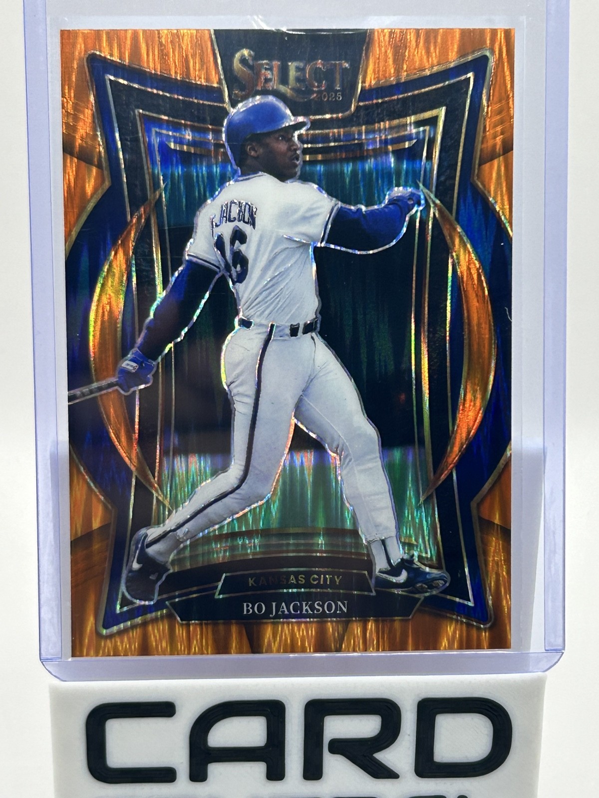 2025 Panini Select - Concourse Bo Jackson #13 Orange Flash Prizm