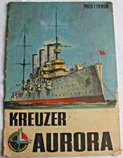 Kranich Modellbaubogen Kreuzer Aurora 1966 Ma...