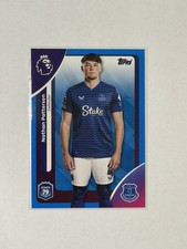 2025-26 Topps Premier League Nathan Patterson Everton #133 Blue Parallel
