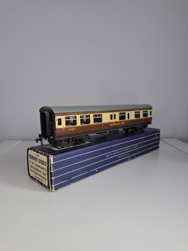 Hornby Dublo 32096 D20 Composite Restaurant Car W.R. Boxed, 2/3 Rail, W9572 sehr guter Zustand | Condition: Used