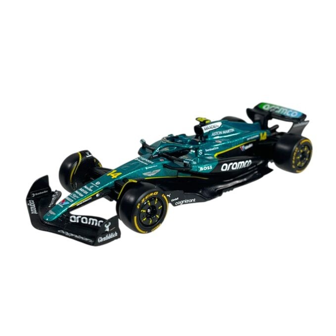 Modellino F1 BBurago 1/43 Aston Martin AMR25 2025 #14 F. Alonso