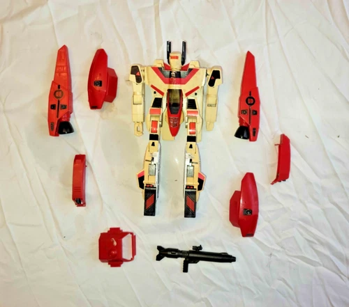 Transformers JETFIRE 1985  G1 Hasbro Action Figure Incomplete AS IS