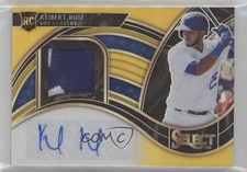 2021 Panini Select Rookie Jersey Gold Prizm 10/10 Keibert Ruiz #RJA-KR Auto 0pm8