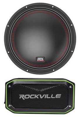 MTX 5510-22 10'' 800 Watt Peak/400 Watt RMS Car Subwoofer Sub + Speaker