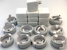 Genuine Apple 30W USB-C Power Adapter With Bonus 2M USB-C Cable Lot of 10