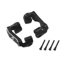 Power Hobby 7075 Aluminum Front C Hub / Knuckle Arms Black for Traxxas Mini Maxx