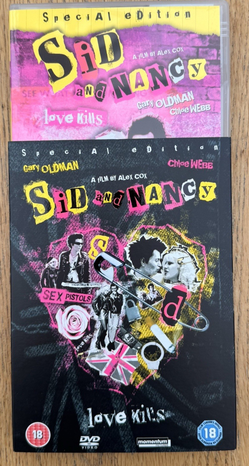 Sid And Nancy Special Edition DVD With Slipcase Gary Oldman Chloe Webb
