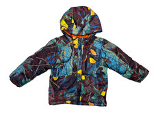 COLUMBIA Blue/Yellow Warm INSULATED SNOWBOARD JACKET Winter Ski Coat TODDLER 4T