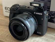 Canon EOS M3 24.2MP / EF-M 15-45 IS STM Kit / Hybrid CMOS AFIII - Digital Camera
