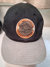 Vintage Budweiser Anheuser-Busch Snapback Hat Medallion Patch OSFA