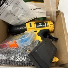 TEGAROK  20V Cordless Drill W/ Battery And Charger