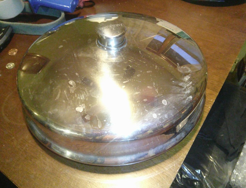 Farberware 344A Stainless Steel Skillet High Dome Replacement 12" Lid/cover Only