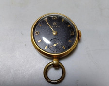 Seikosha S Mark Pocket Watch 1950s Hand Wind Skeleton Back Japan Vintage Seiko
