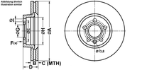 ATE Bremsscheiben Ø313Mm + BremsbelÄGe Vorne FÜR VW Sharan Transporter T4